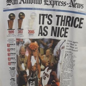 2005 Spurs NBA championship t-shirt